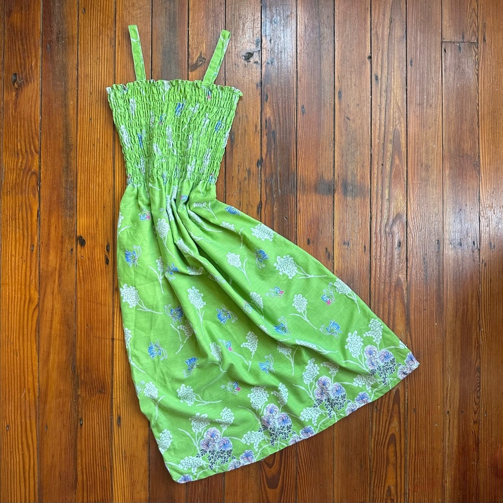 Sindrella ruched sleeveless long length house dress